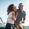 Shot of a young couple enjoying a summer’s road trip together